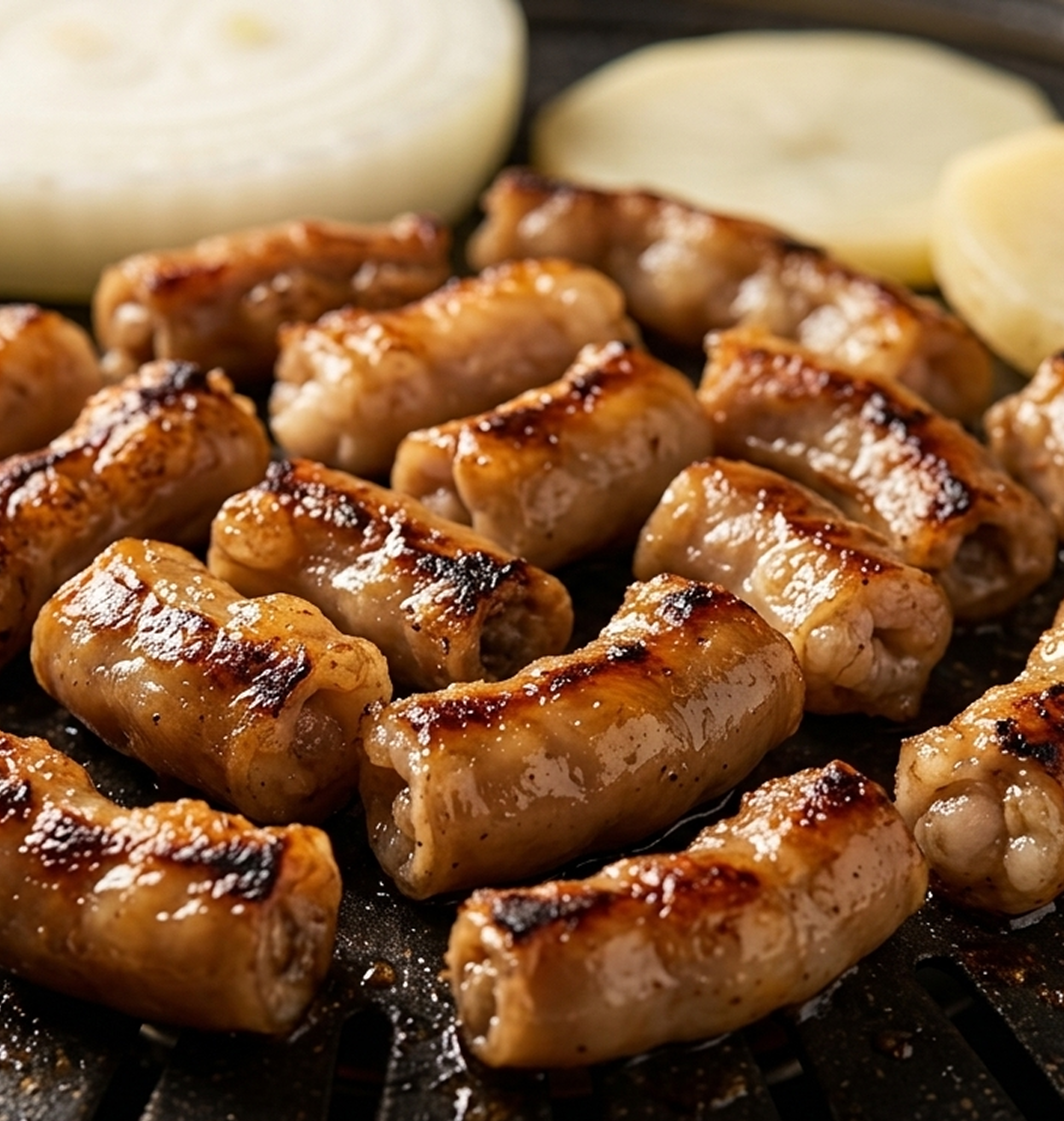 Grilled Beef Intestines