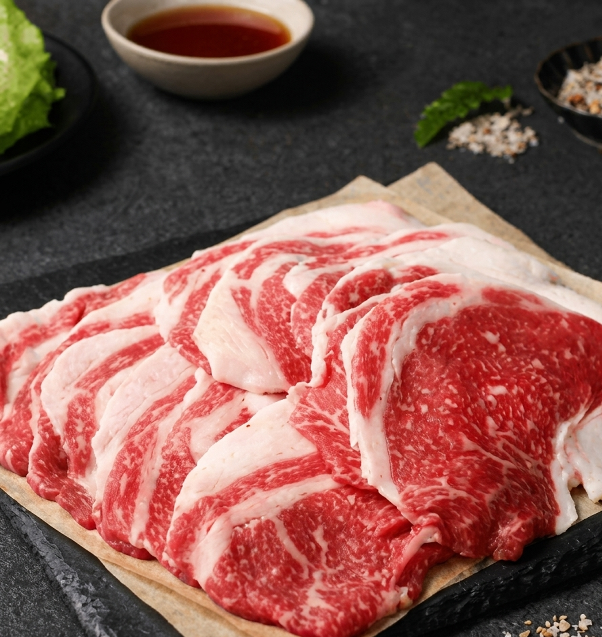 Grilled beef brisket