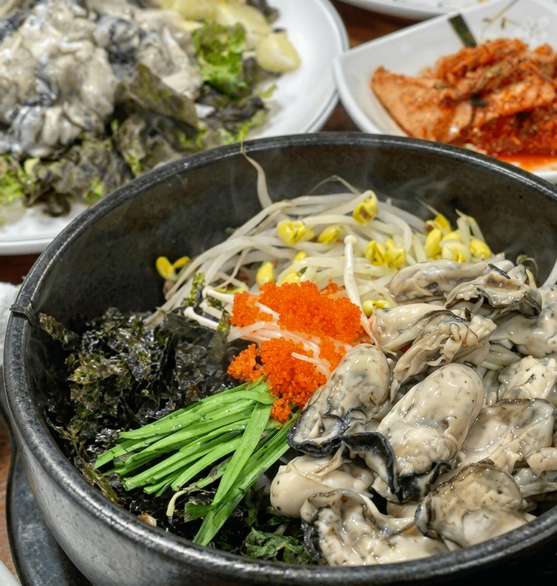 Oyster Stone Pot Rice